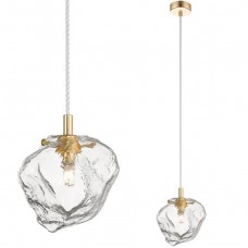 Φωτιστικό Κρεμαστό Μονόφωτο G9 230V Χρυσαφί ROCK 003064-011263